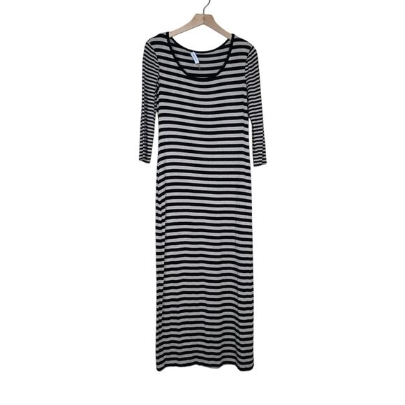 Calvin Klein Womens 6 Easy Fit Striped Jersey Maxi Dress - Picture 1 of 7